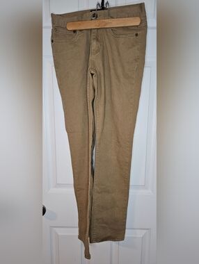 Boy's Khaki Denim Pants.  Super Skinny.  Size 18